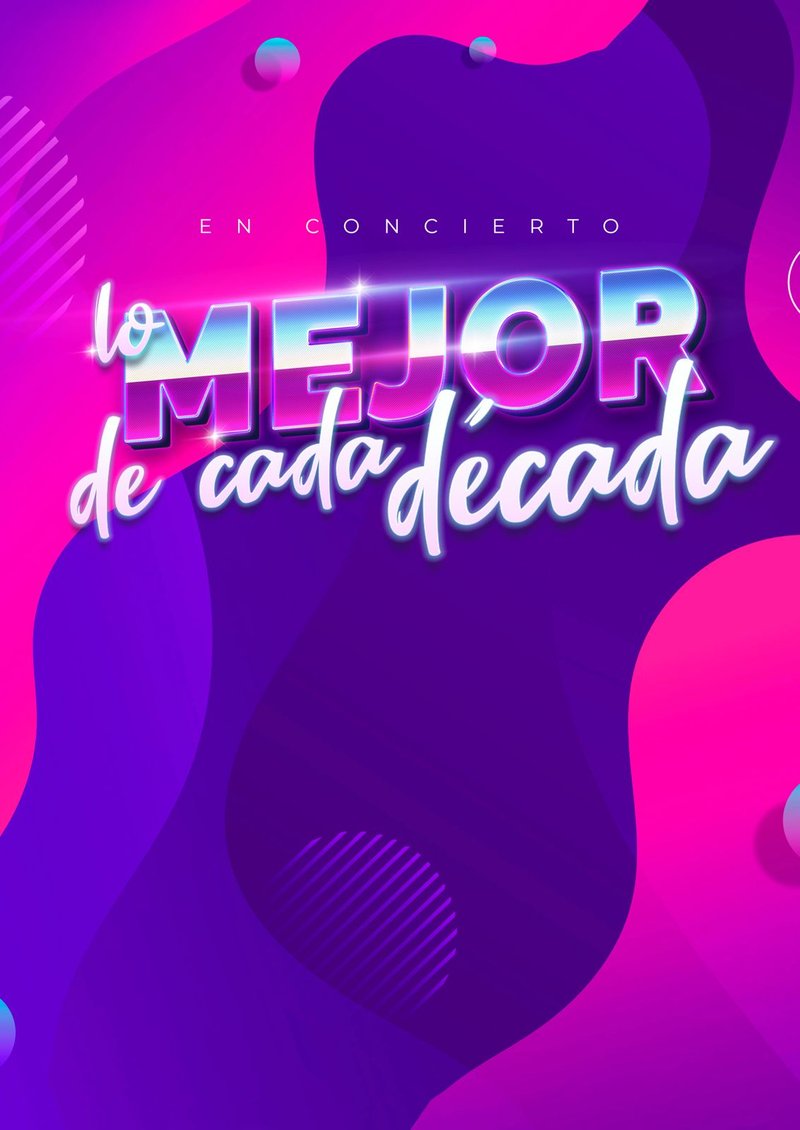 Cartel de Lo Mejor de Cada Década