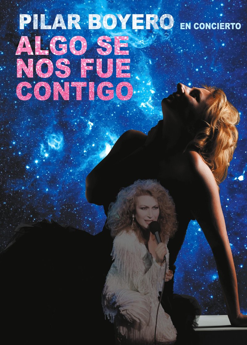 Pilar Boyero interpretando el tributo a Rocío Jurado